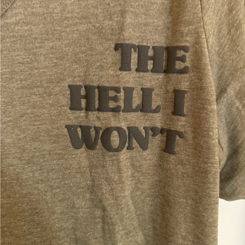 Torrid Olive Green Short Sleeve Tee - Picture 2 of 3